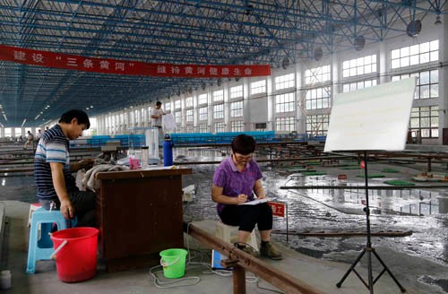 神龍水泵承擔(dān)“模型黃河”主供水泵重任